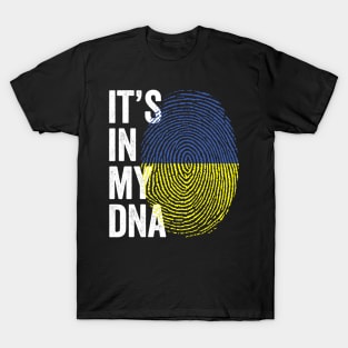 It's In My DNA Ukrainian Gifts Ukraine Flag T-Shirt